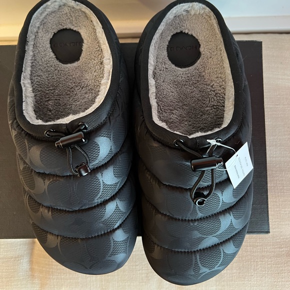 Coach Rachelle Monogram Quilted Nylon Slippers - Picture 6 of 7